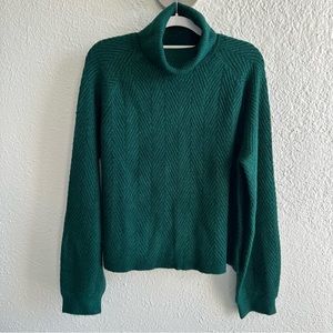 Love Ellie | Alida Turtleneck Sweater | Dark Green | Women’s Large | NWT